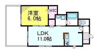 チャオ境南Ⅱの物件間取画像